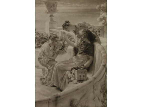 The Fortune's Favourite - Pampered Happiness by Lawrence Alma-Tadema