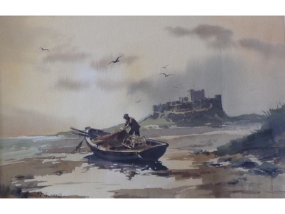 Bramburgh Castle by Ronald Lambert Moore