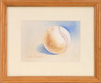 A baseball - Sue Doucette