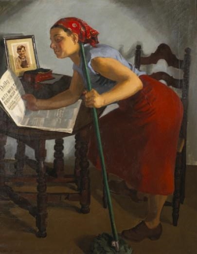 Mother and the News by Saul Berman