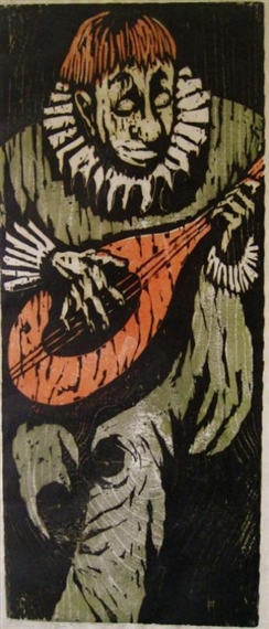 Clown by Jacob Pins, 1957