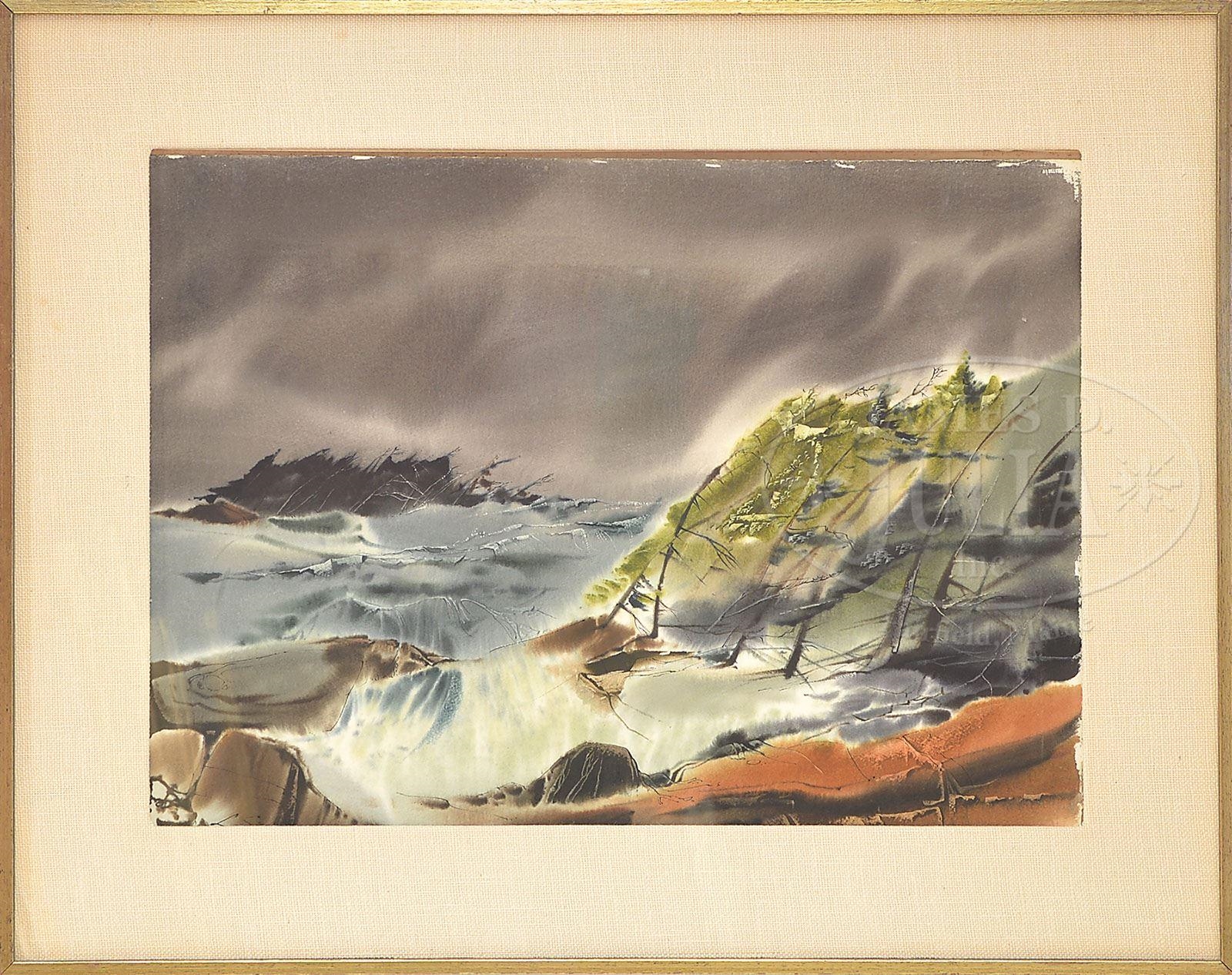 Laurence Sisson STORMY COAST MutualArt