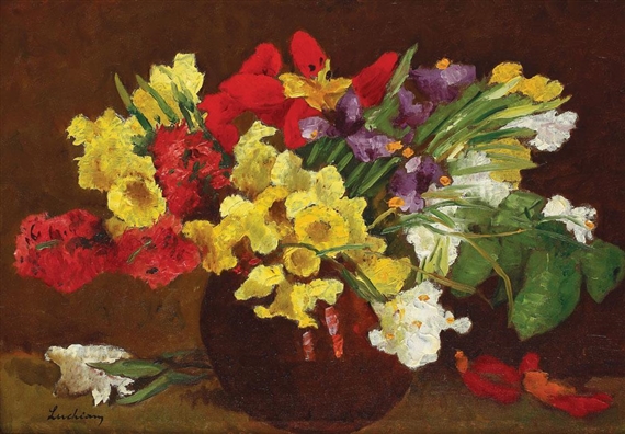 Luchian Stefan Vernal Flowers Mutualart