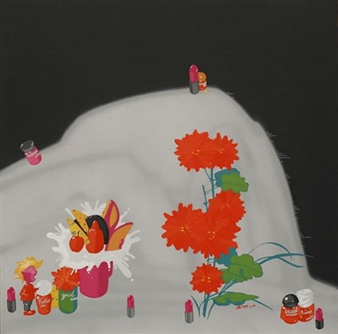 Feng Zhengquan Paints A Contemporary Spin On Chinese Landscapes