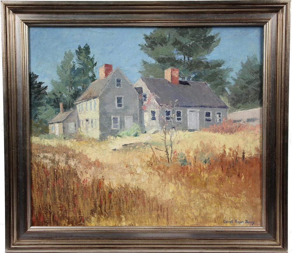 Artwork by Caroll Thayer Berry, Farmhouse, Made of oil on canvas