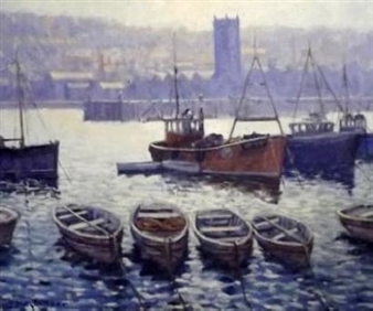 View to St Ives church - David Rylance