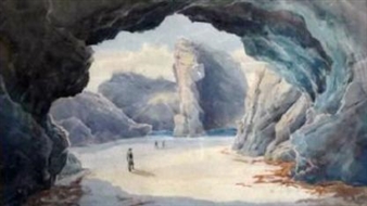 Cave at Kynance - Percival Hart