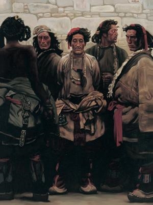 Tibetan by Chen Danqing, 1988