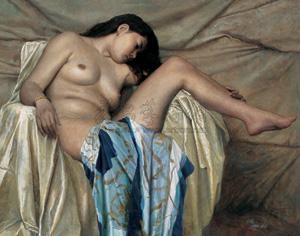 Nude by Xu Mangyao, 1990