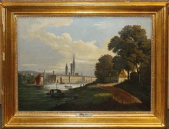 European Village Scene - Eduard Semit