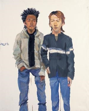 XIAOMING AND JIAHE by Liu Xiaodong, 2002