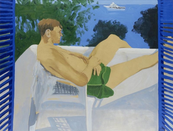 Peter in Mykonos by Patrick Procktor