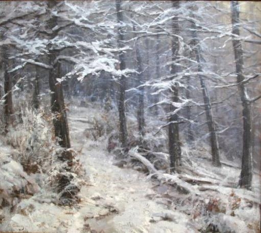 Winter Trail by Clyde Aspevig