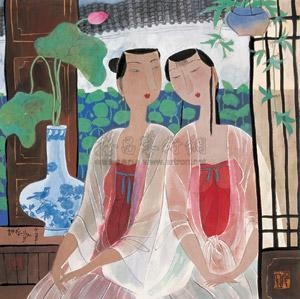 TWO BEAUTIES - Hu Yongkai
