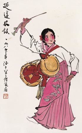 DANCE OF CHAO XIAN NATIONLITY by Ye Qianyu