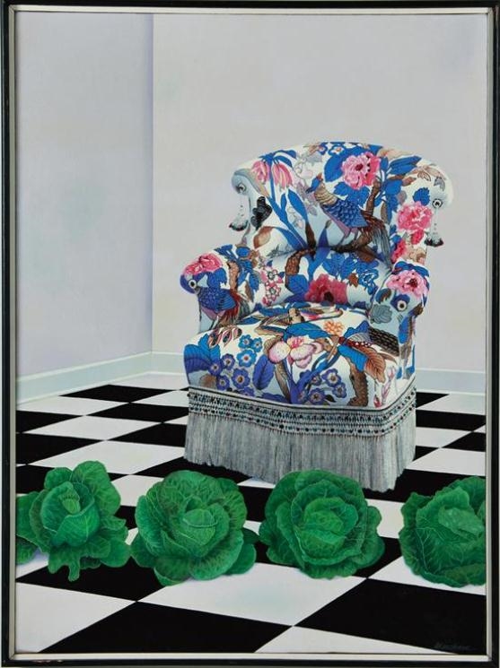 Annabelle Meacham CHAIR AND CABBAGE (1983) MutualArt