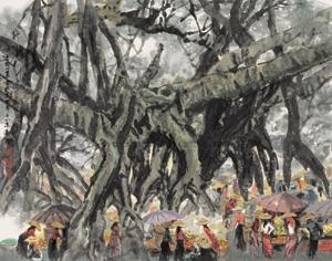 HERDING CATTLE by Xu Xi, 2003