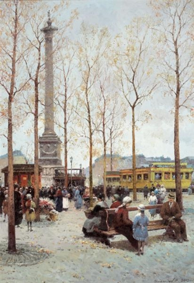 Parisian street scene