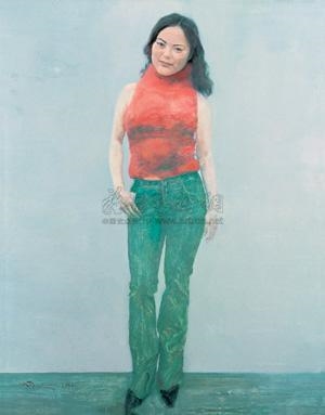 He Duoling | A youngling's portrait | MutualArt