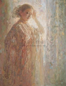 A LADY BY THE WINDOW - Liu Wenjin