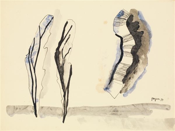 Paysage by Toyen, 1934