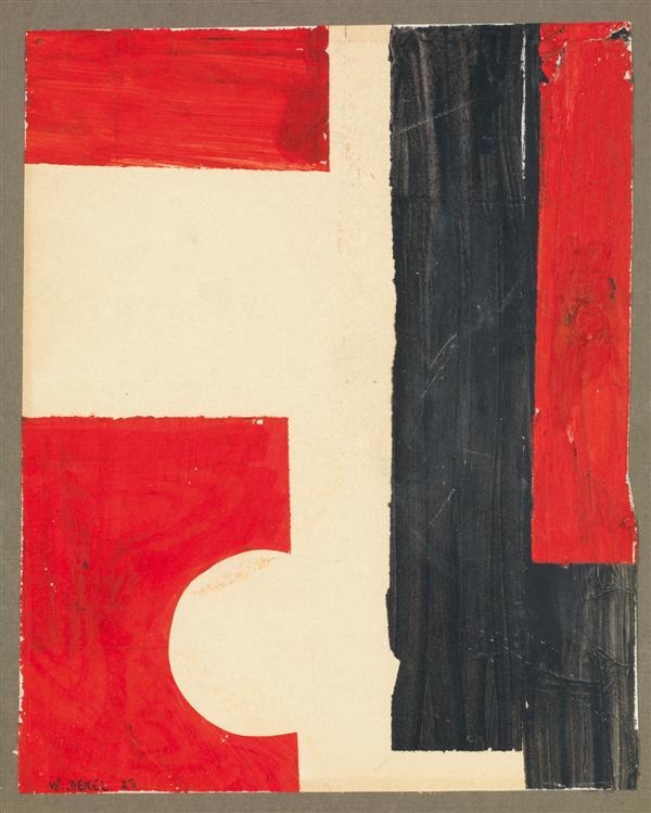 Composition by Walter Dexel, 1928
