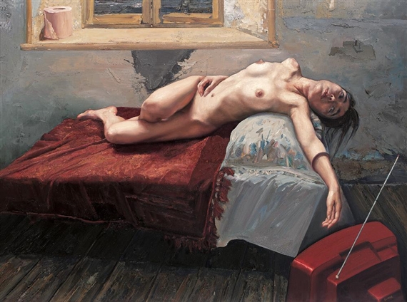 Nude by Shi Liang, 1998