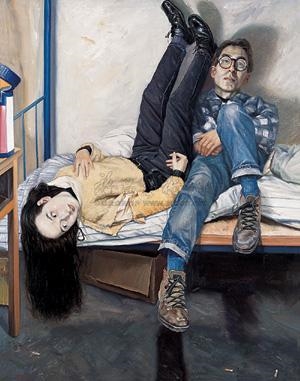 Artwork by Shi Liang, IDLING, Made of oil on canvas