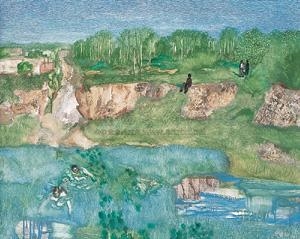 Artwork by Ren Chuanwen, SUMMER, Made of oil on canvas