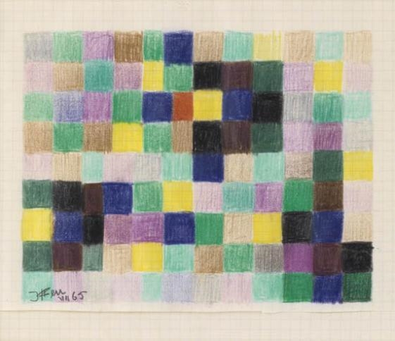 Komposition by Johannes Itten, 1965