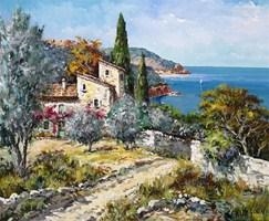 Riviera in summer - Nicole Le Guen