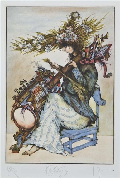 2 works: Herbzeitlose; On the Road by Gertrude Degenhardt