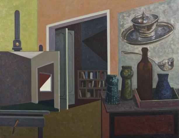 Artwork by Stephen McKenna, The Artist's Studio, Made of Oil on canvas