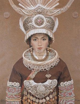A girl of Miao - Guang Tingbo