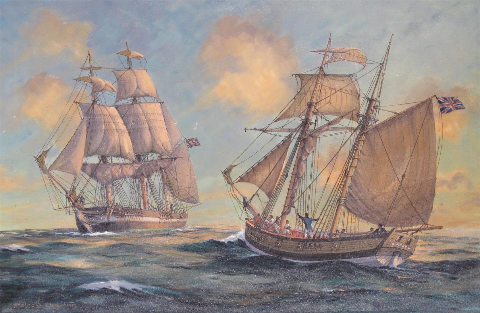 Percy Dalton | Hillhouse Bristol Built Schooner 'Ruby' and Bristol West ...