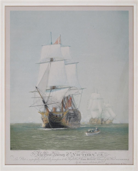 2works; The first Journey of Victory 1778; The last Journey of Victory 1922 by Harold Wyllie, 1923