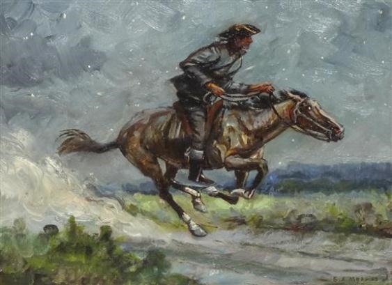 Paul Revere, Midnight 1775 - Samuel A. Moss