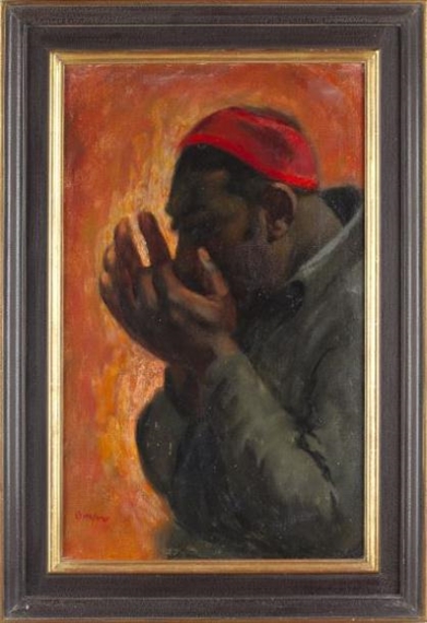 Harmonica Player #2 by Julien Binford, circa 1938-1939