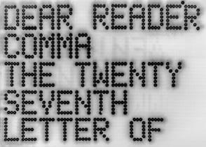 Shannon Ebner: The Electric Comma - Sadie Coles HQ, Audley Street