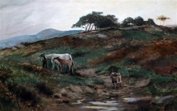 Going home after work by David Bates, 1891