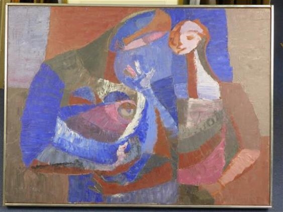 Abstract family group by Estelle Laverne