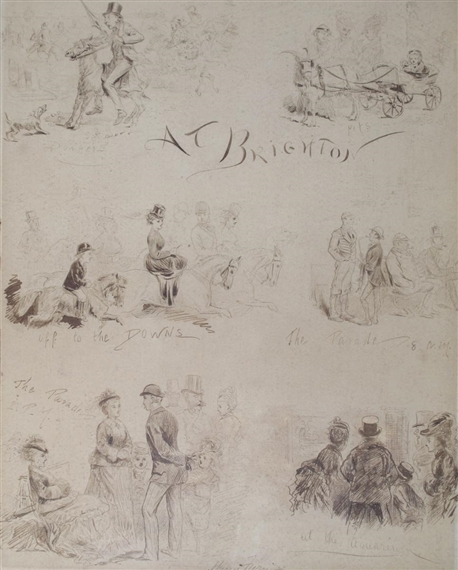 At Brighton by Harry Furniss