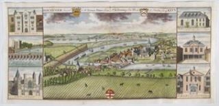 13 Works: Rochester 1719 - The earliest bird's eye view of the town by Thomas Badeslade