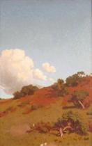 Artwork by John Arthur Mease Lomas, Hill Clouds, Made of Oil on canvas
