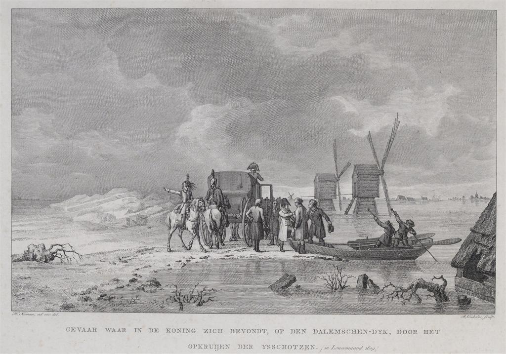 Artwork by Cornelis van Hardenbergh, Set of Dutch Scenes, Made of Engravings