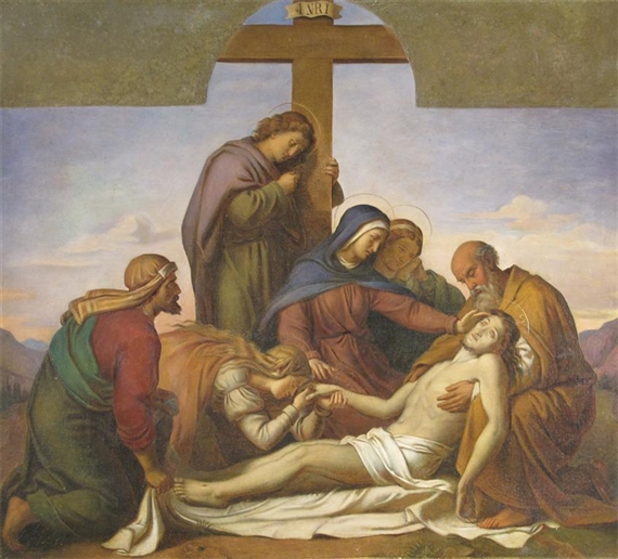 The Deposition by Nazarene School, 19th Century