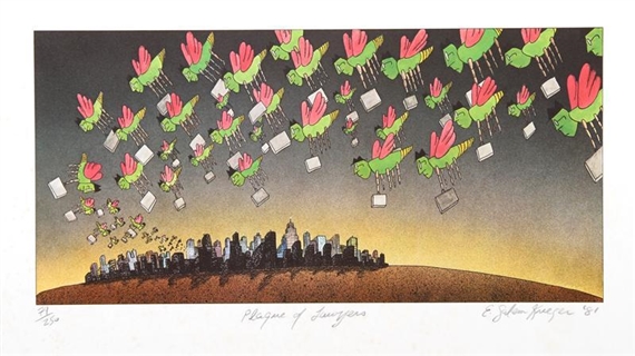 Plague of Lawyers by E. Salem Krieger, 1981