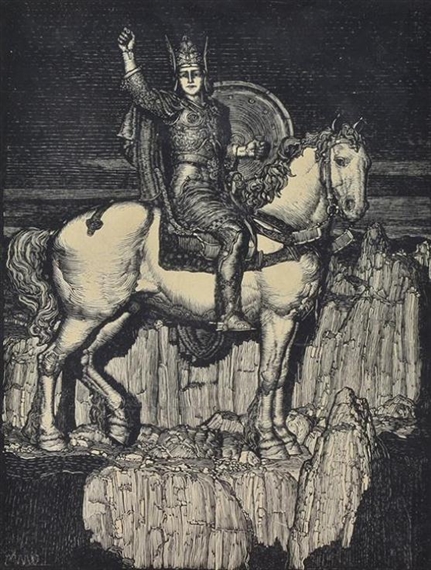 The Ring by Mervyn Napier Waller, 1923