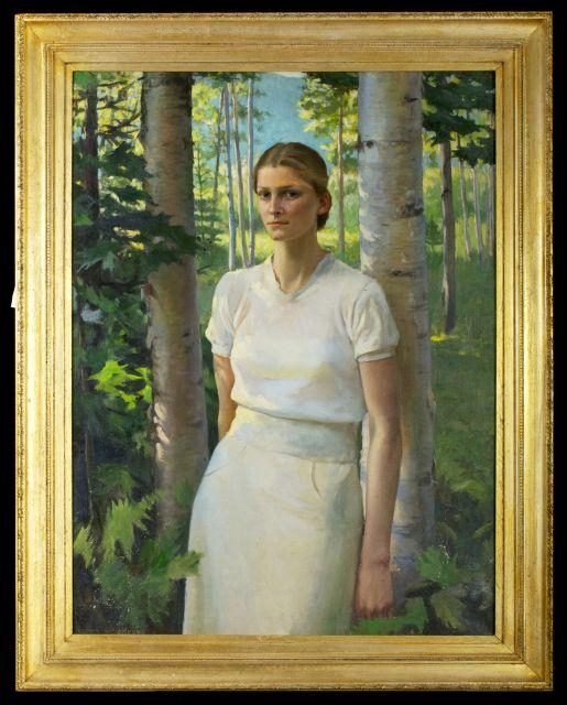 Elmer Wesley Greene Portrait of a Lady MutualArt