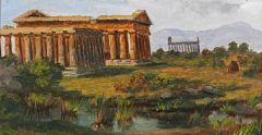 The temples of Paestum by Jørgen Roed, 1838